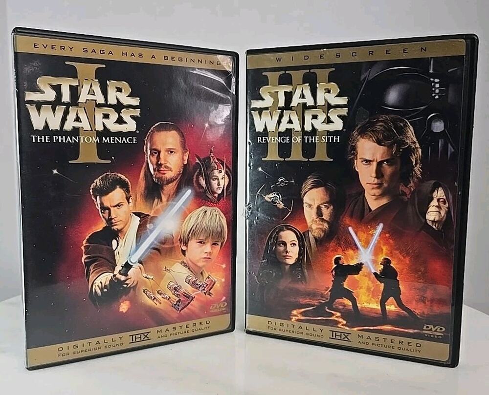 Star Wars: Episode I & III - TPM Revenge of the Sith (Widescreen Edition) DVDs
